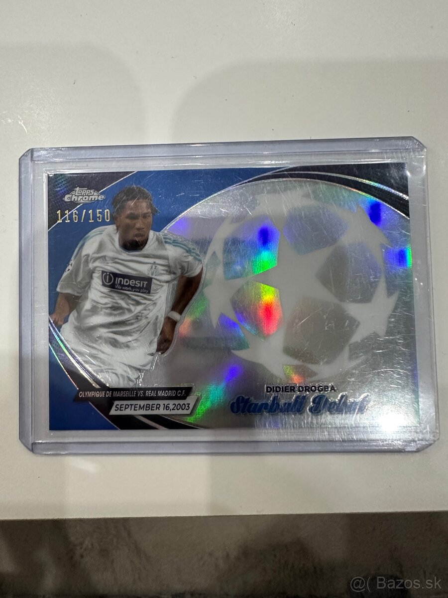 TOPPS CHROME FUTBALOVÉ KARTY LIMITOVANÉ KARTIČKY - 3
