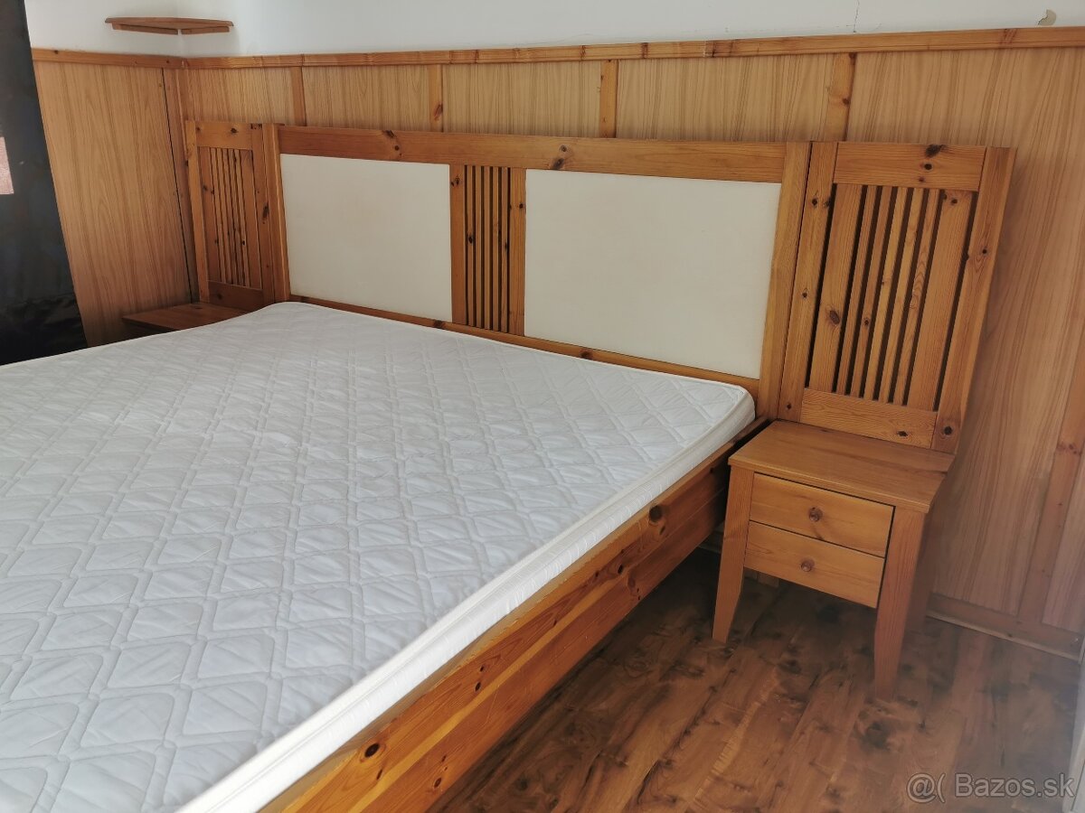 Manželská posteľ z masívu 180x200 - 3