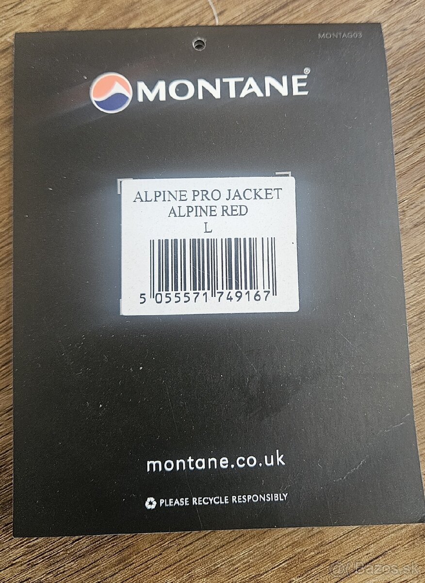 Panska nepremokavá bunda Montane Alpine Pro vel L - 3