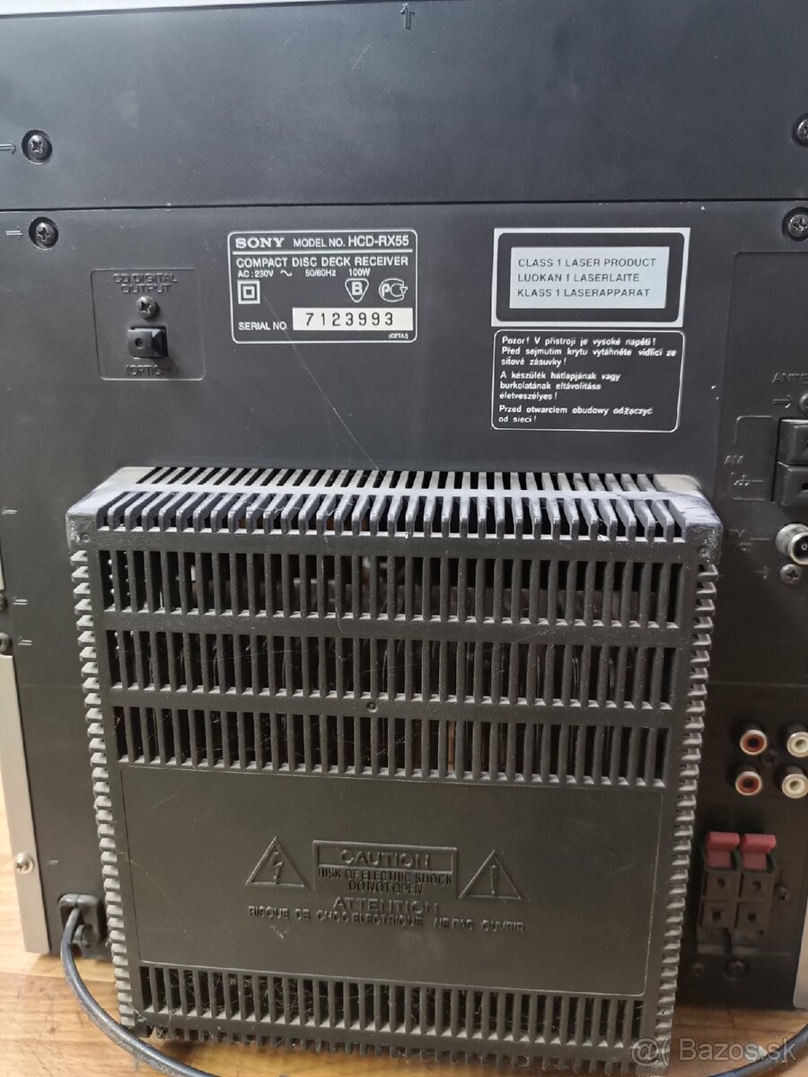 Predám Hifi systém Sony RX55 - 3