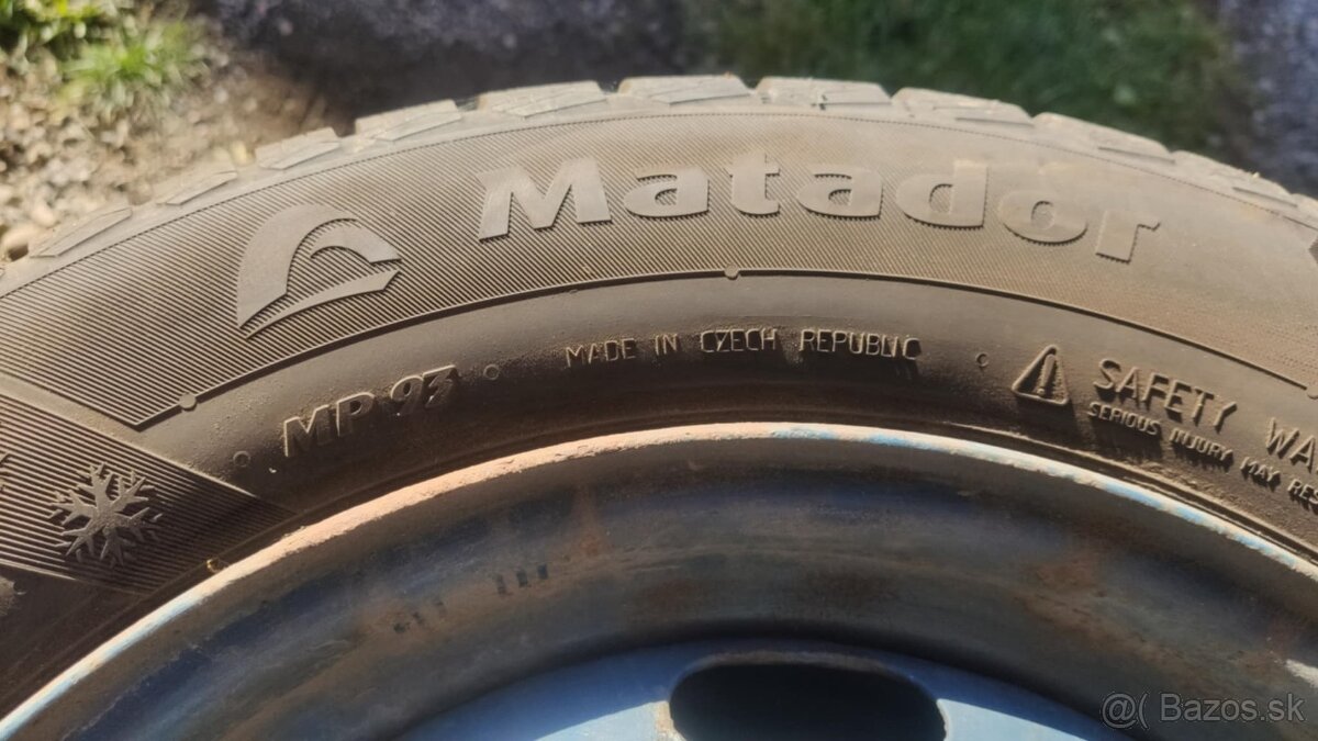 Matador MP93 195/65 R15 91T 39-22 Zimne na diskoch 4x108 - 3
