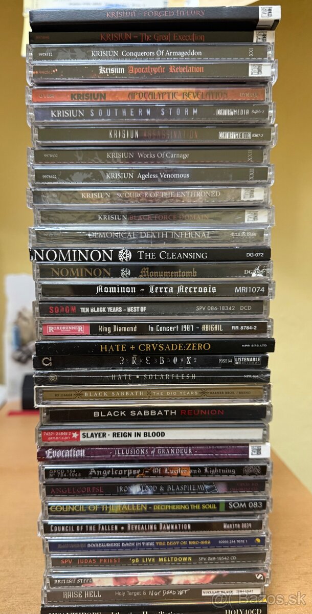 EXKLUZÍVNA ZBIERKA - DEATH, BLACK, THRASH, METAL CD - 3