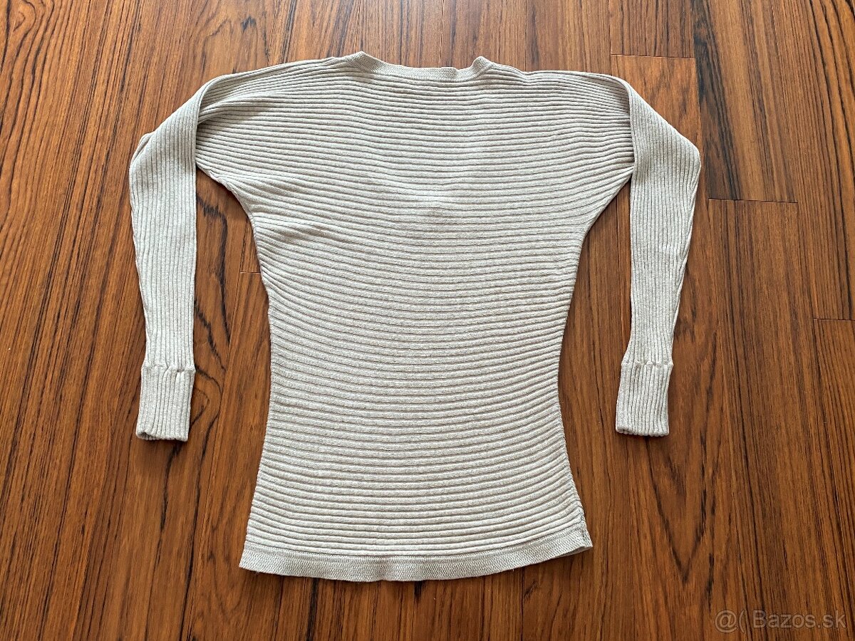 Béžový pulover, veľ. XS - 3