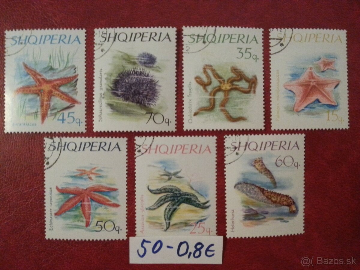 Postove znamky zvierata - 3