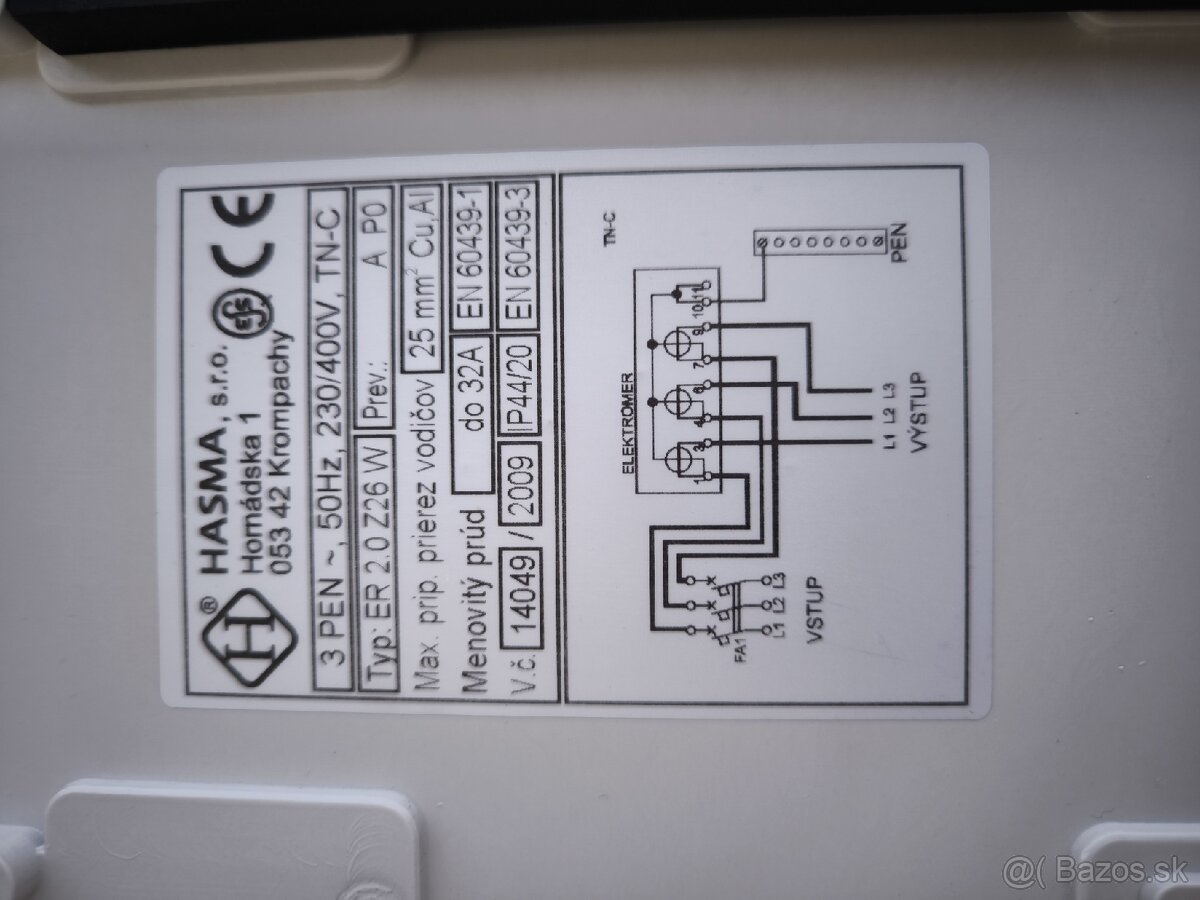 Elektromerový rozvádzač - 3