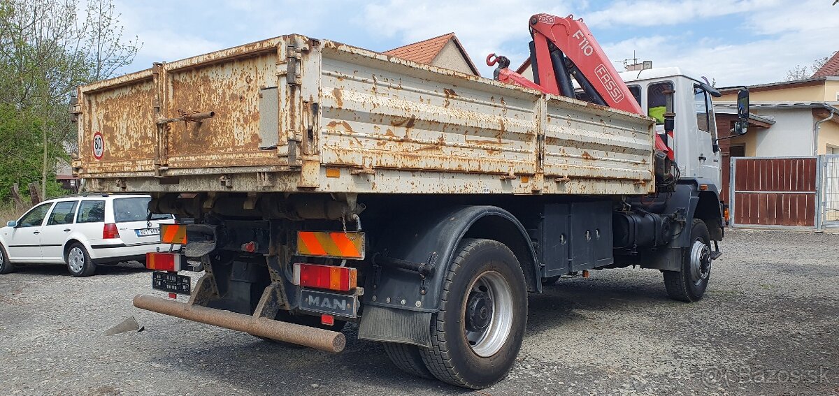 MAN 18.280 3s sklápač s HR, 4x4 - 3