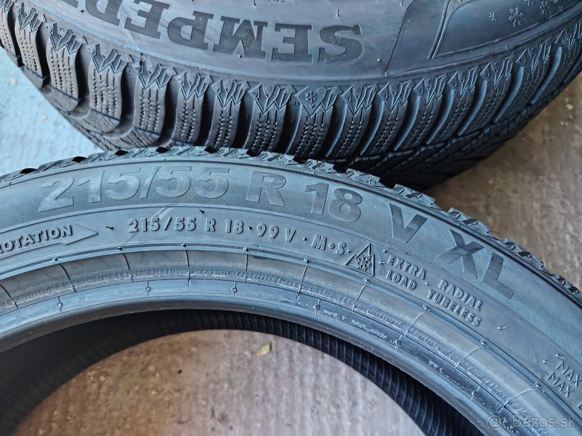 Semperit 215/55 R18 Dot 3024 2ks - 3