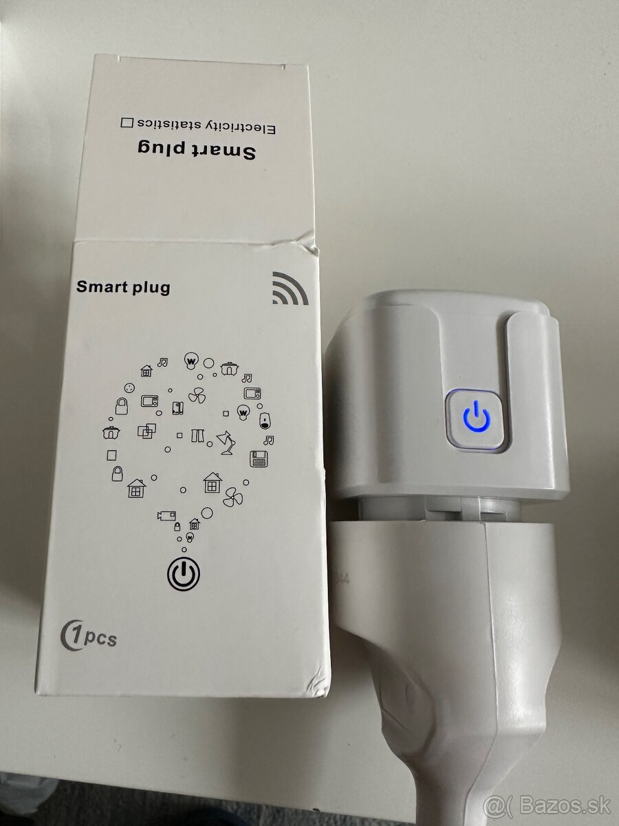 Inteligentná zásuvka Wi-Fi biela 20A - 3