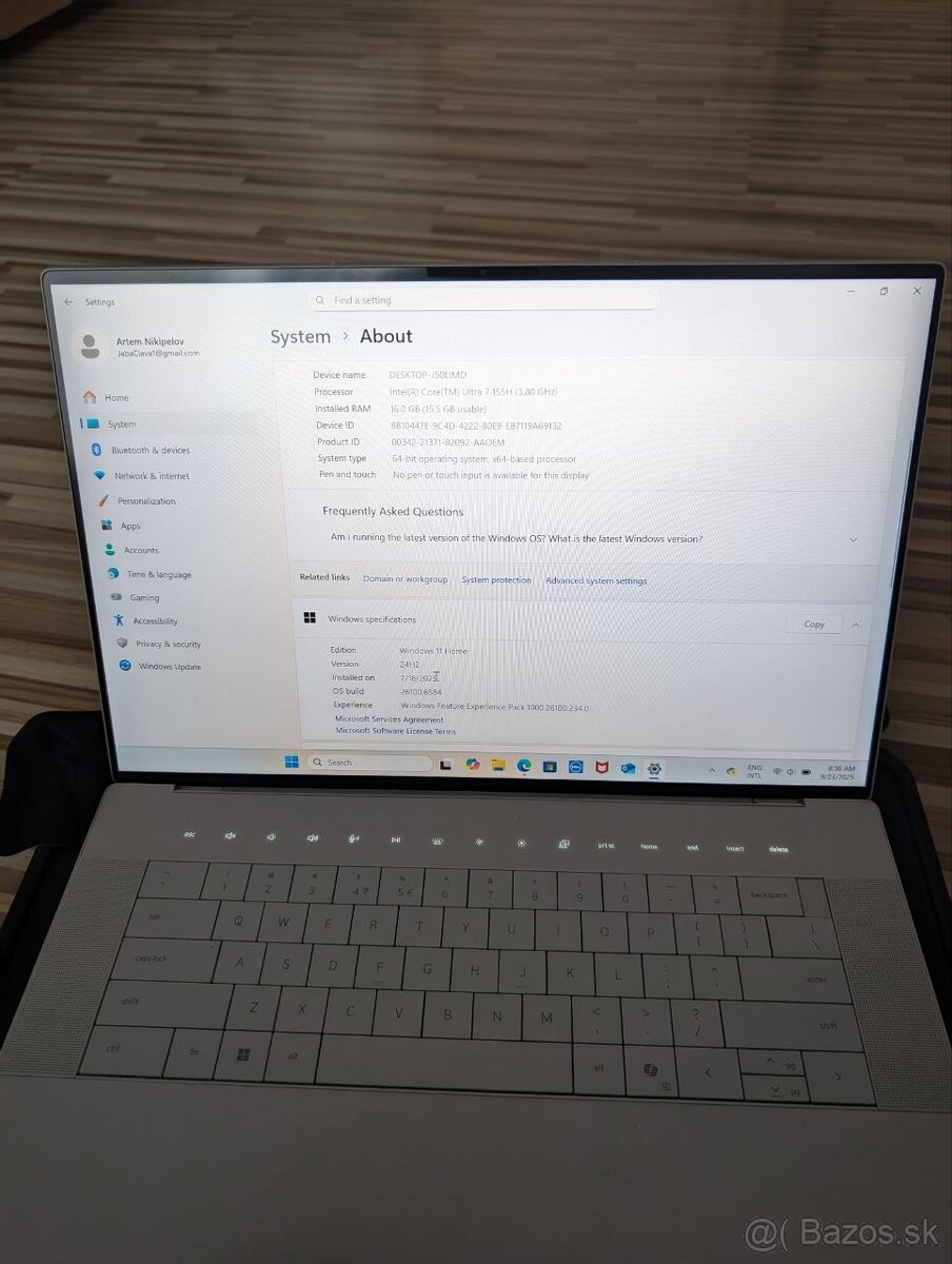 Prémiový, nový Dell XPS 9640 - 3