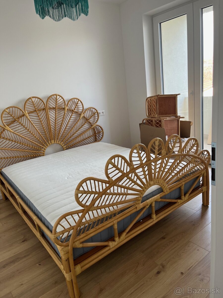 Posteľ Ratan FLORENTINE 160 x 200 cm BELIANI - 3