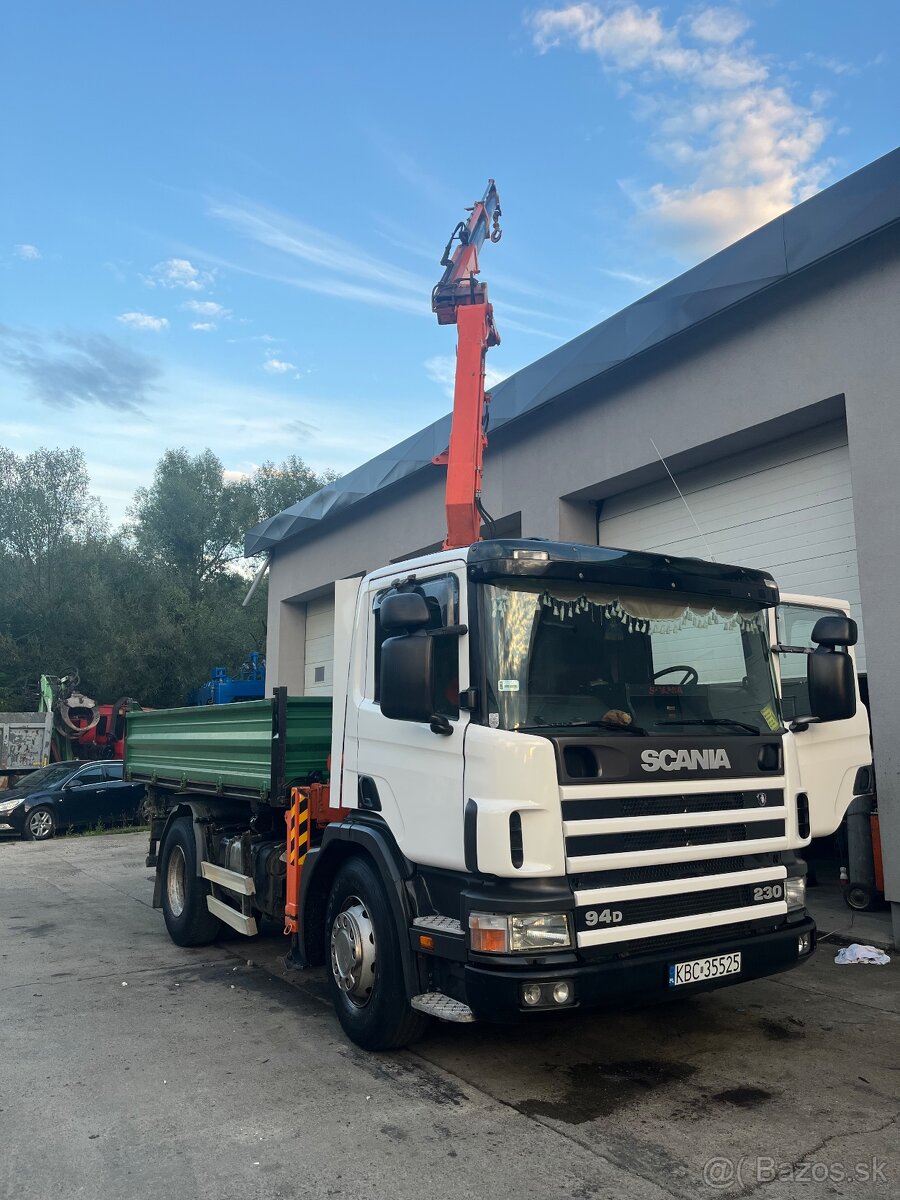 Scania vyklapac s hydraulickou rukou - 3