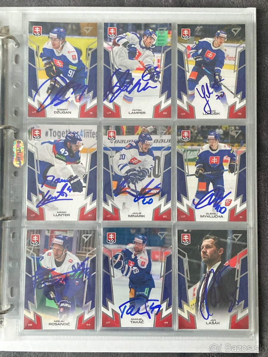 Hokejové Slovensko - Autogramy - 3