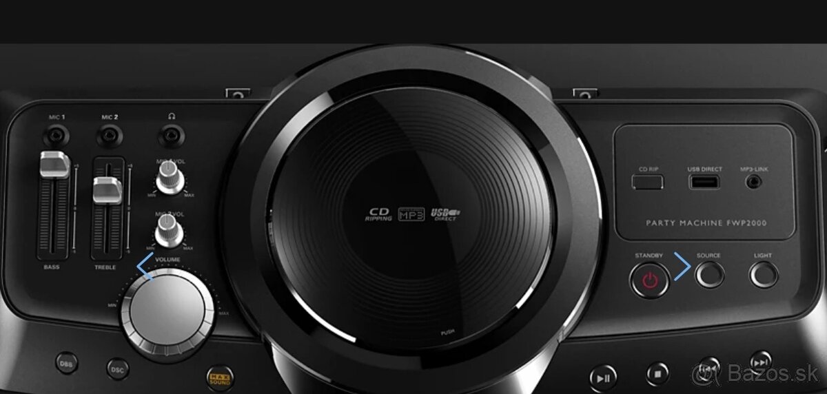 Predam philips FWP-2000 hifi system 300w ako novy malo pouzi - 3