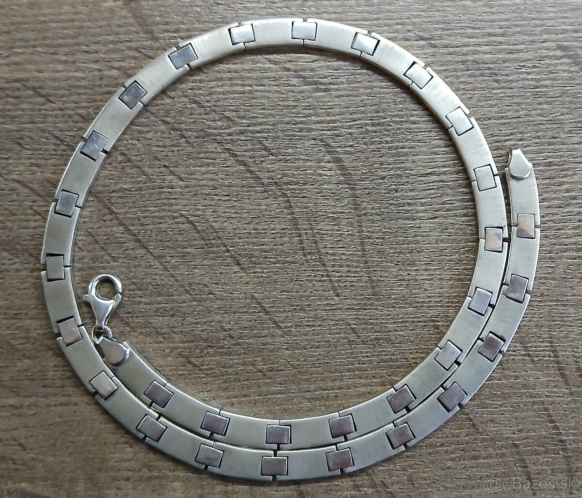 Masívny strieborný náhrdelník - 3