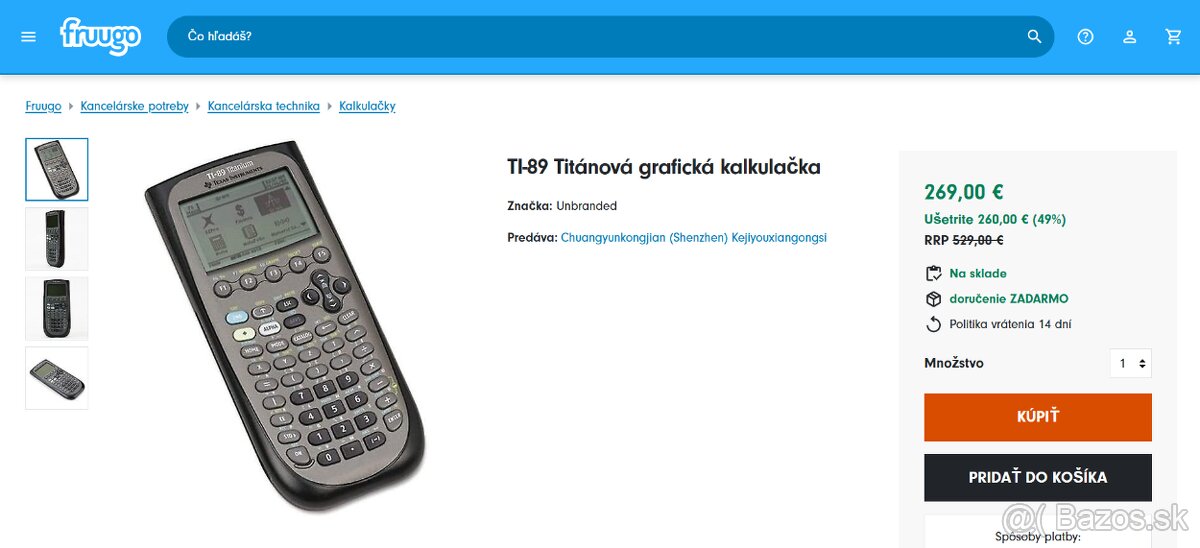 Kalkulačka Ti-89 Titanium - 3
