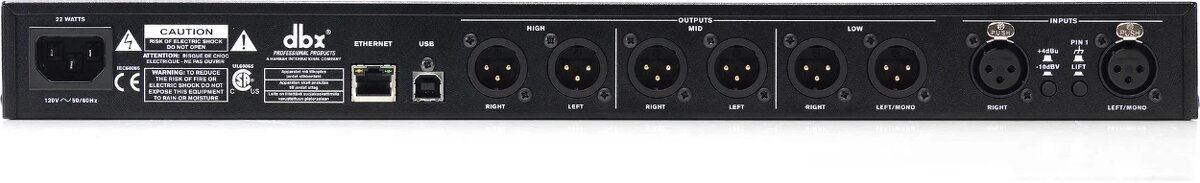 Predám dbx DriveRack PA2 Crossover / Loudspeaker systém - 3