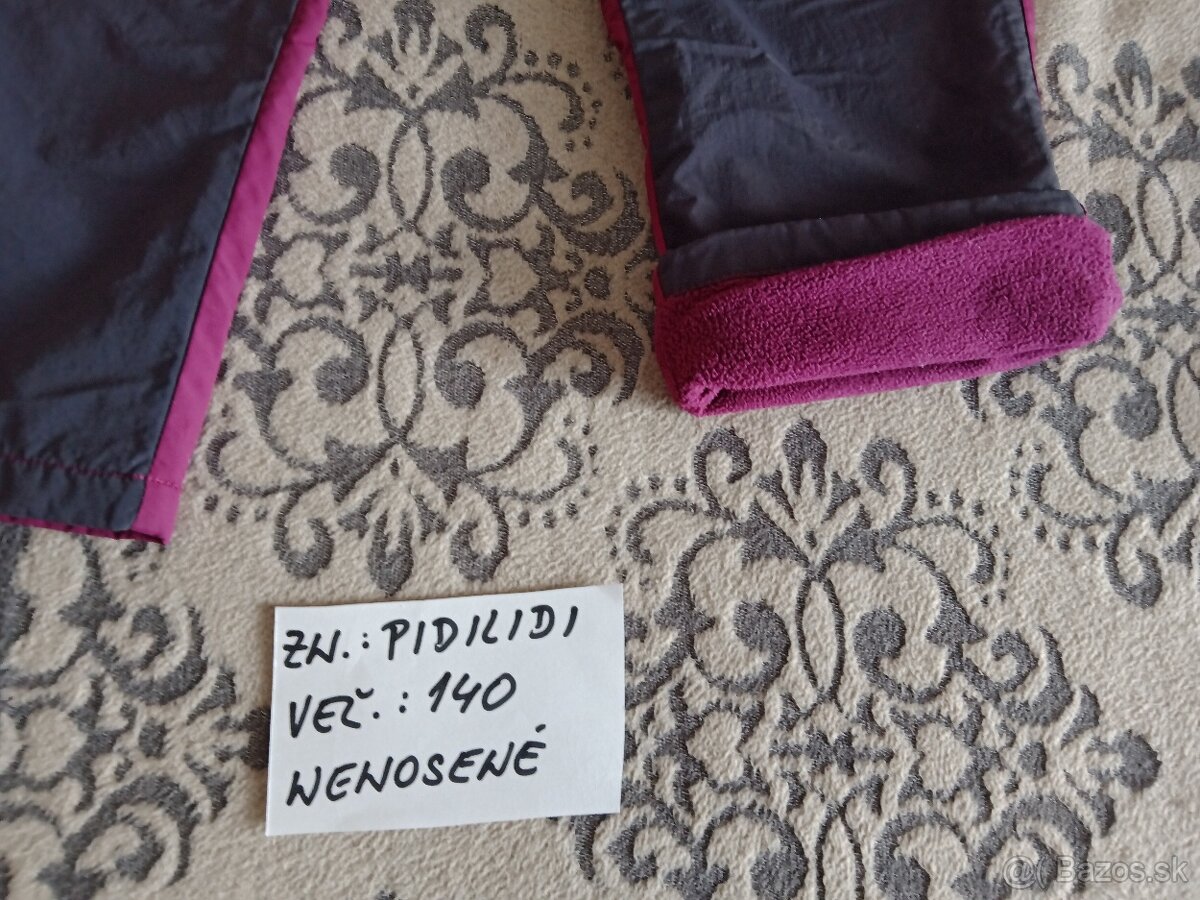 Nenosené zimné outdoorové zateplené nohavice Pidilidi - 3