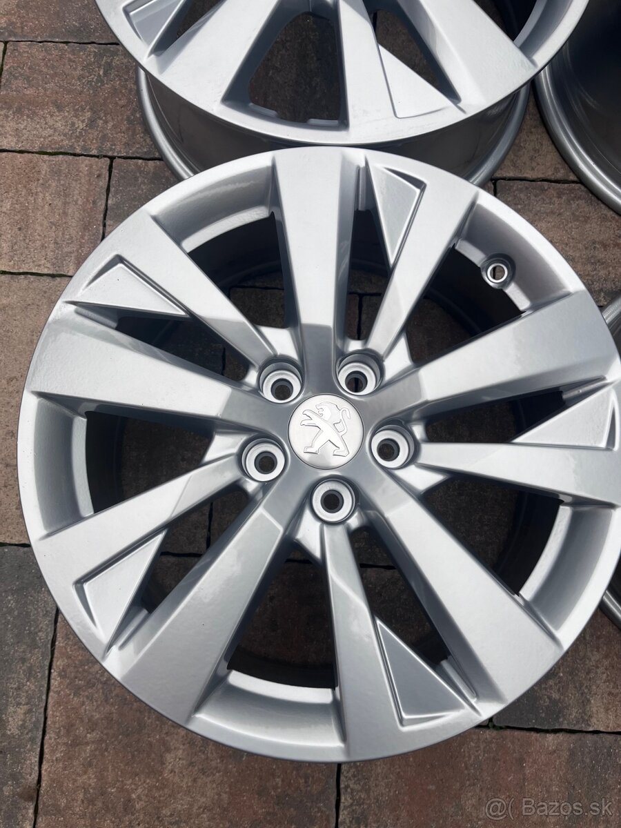 Orig. hliníkové disky Peugeot R17, 5x108 - 3