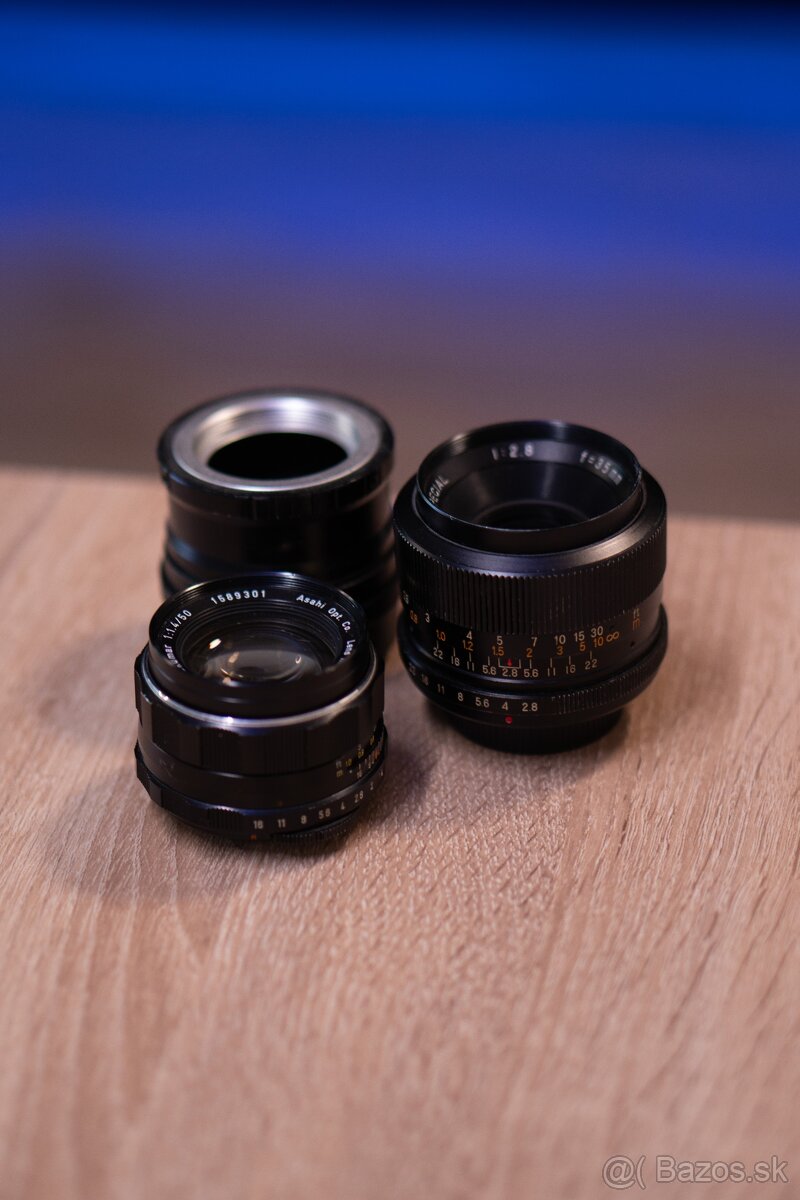 Starý objektív M42 - Revuenon-special 35mm f 2.8 - 3