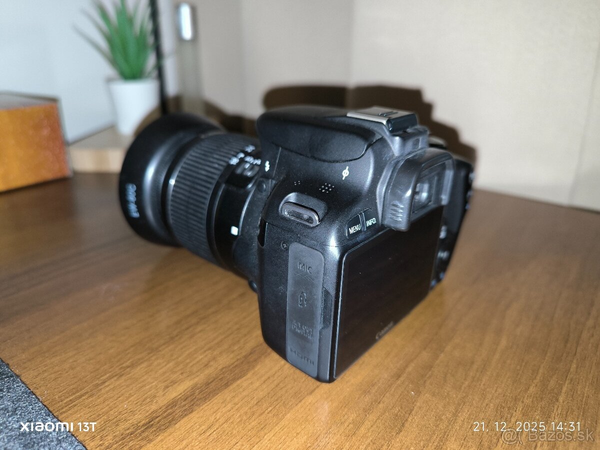 Predám Canon EOS 100D zo setovým objektívom - 3