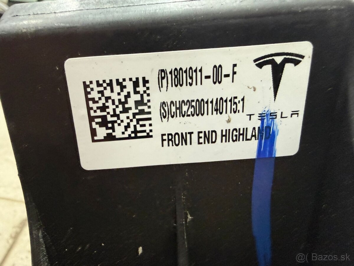 Predný modul chladičov predný nosič Tesla Model 3 - 2024 - 3