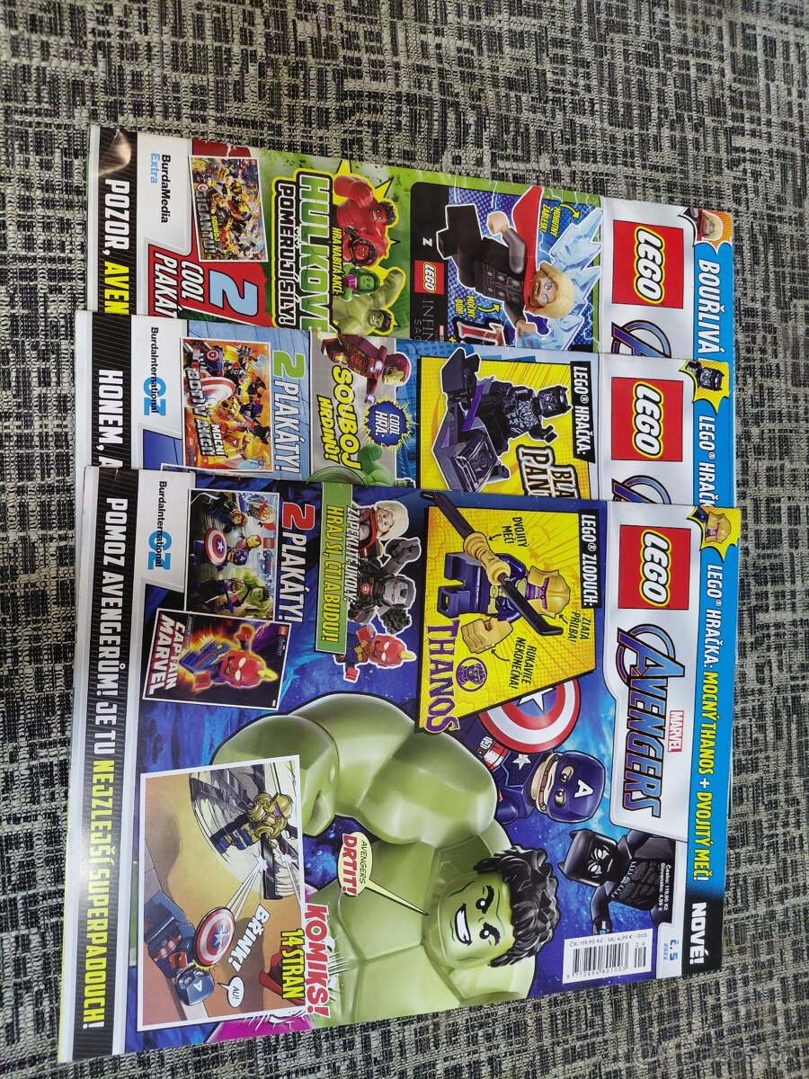 Lego časopisy a krabičky - 3