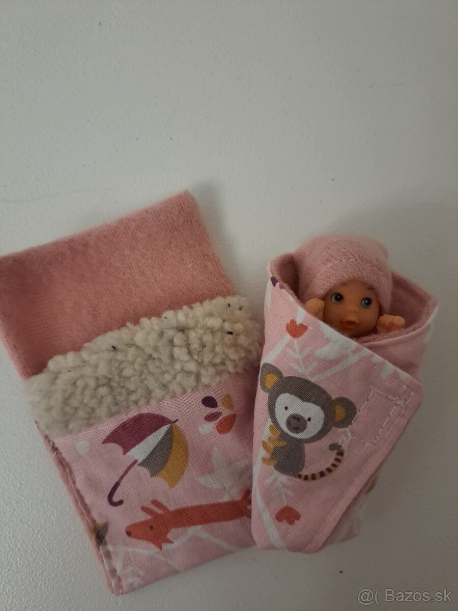 Fusaky a perinky pre Barbie bábätká (7-8 cm) - 3