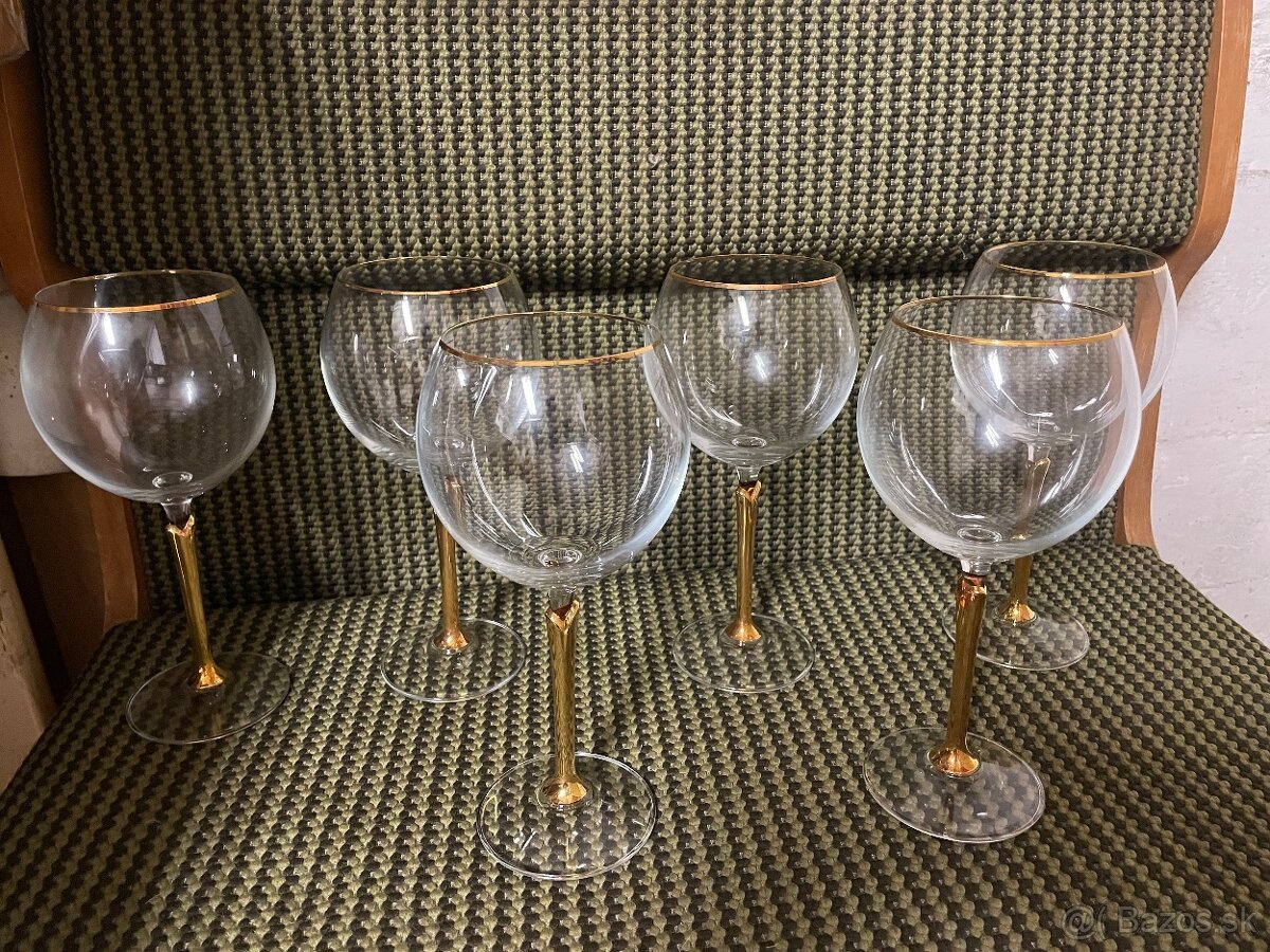 Predám sadu pohárov Zlata Zuzana - 3