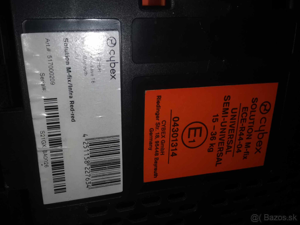 Autosedačka Cybex - 3