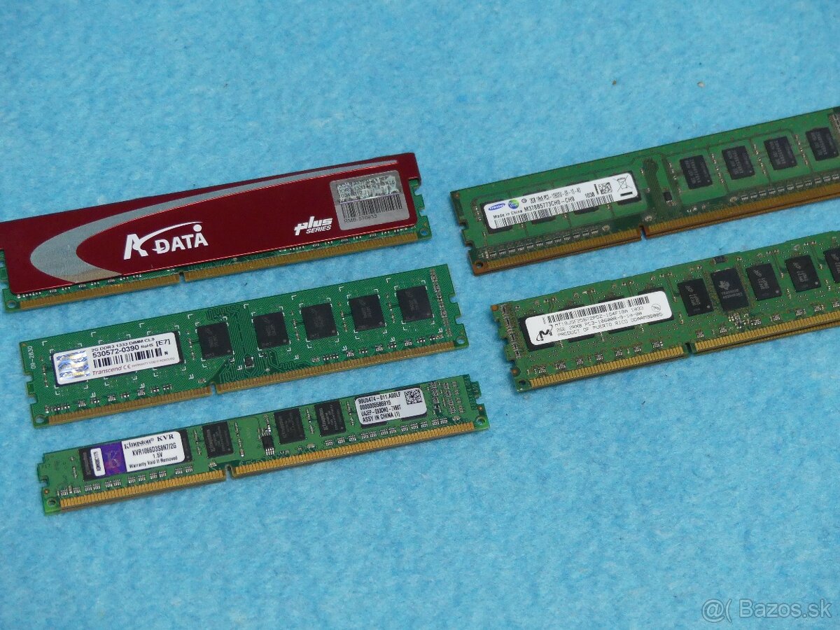 velka zbierka DDR1, DDR2, DDR3, server, jednotlivo aj spolu - 3