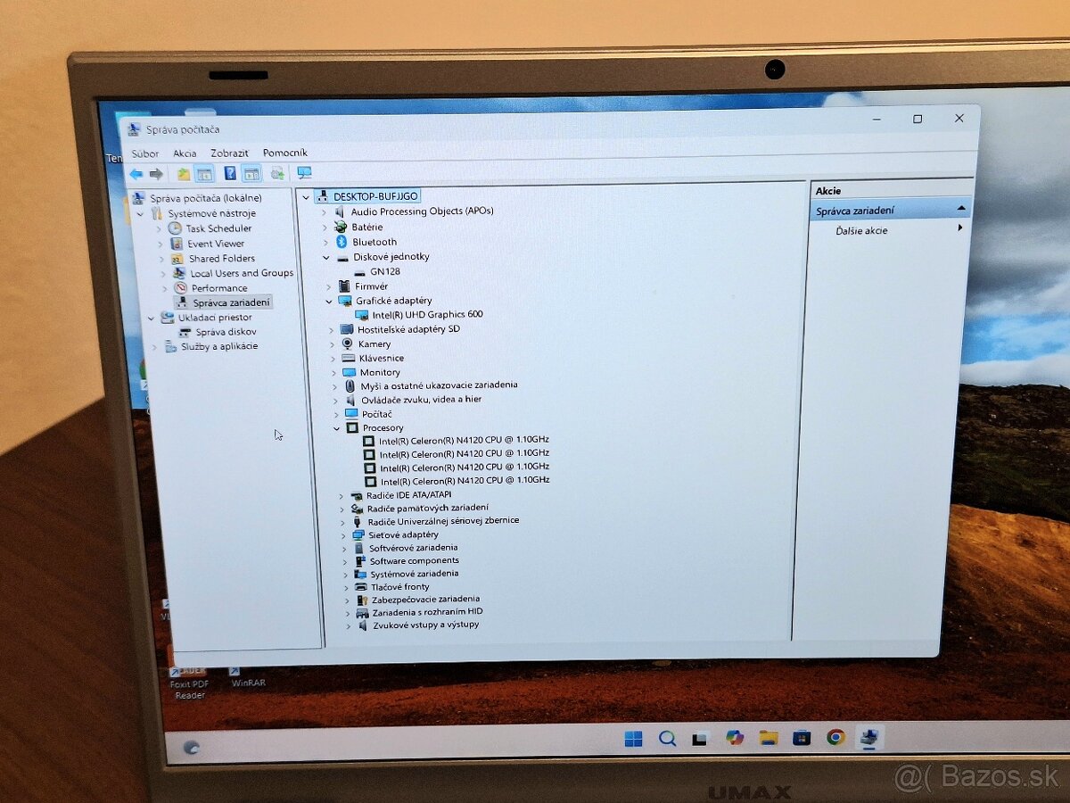 Umax VisionBook N15R Pro, záruka do 3/2027 - 3