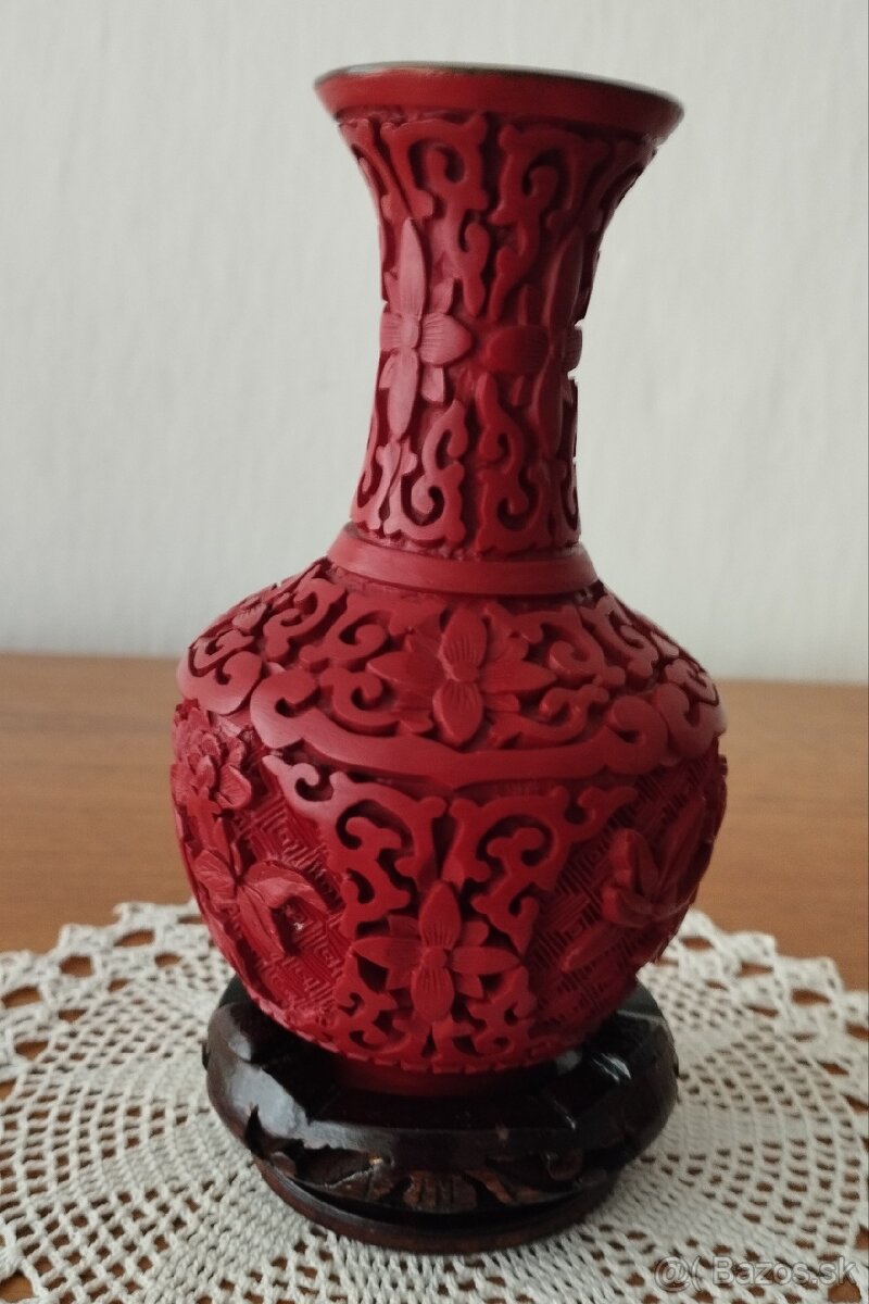 Čínska vyrezávaná váza - 3