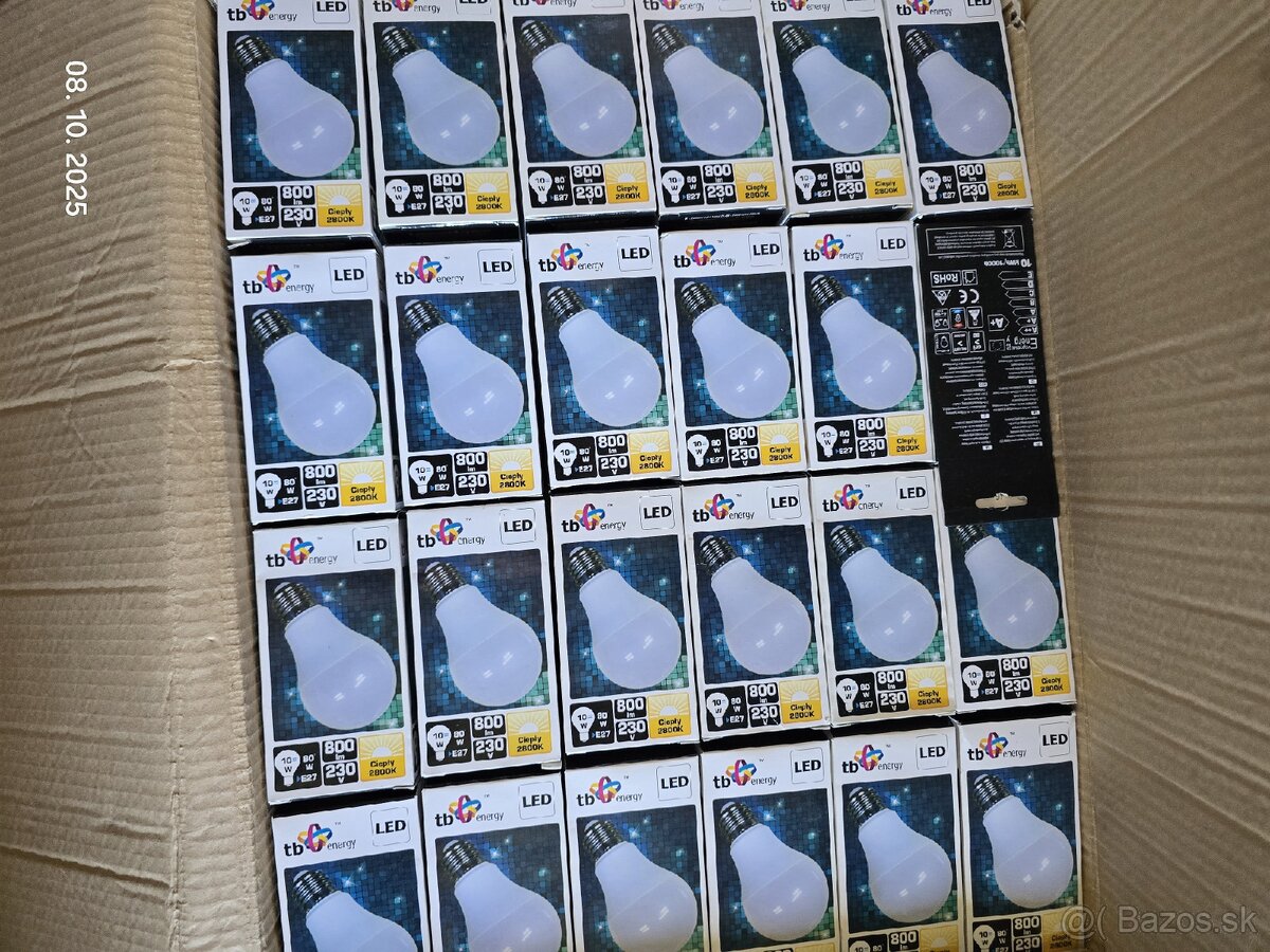 Led ziarovka E27 - 1,50 €/ks - 3