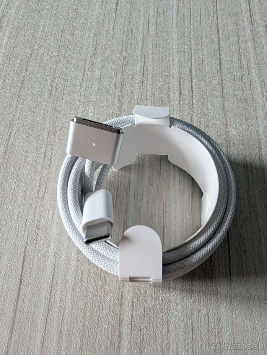 originál Apple Magsafe 3 strieborný kábel (2m) pre Macbook - 3