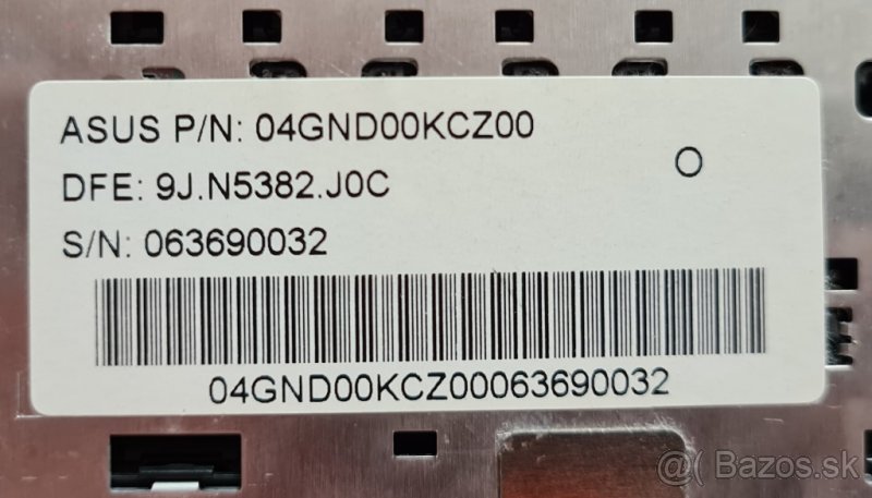 Notebookova klavesnica Asus A7F - 3