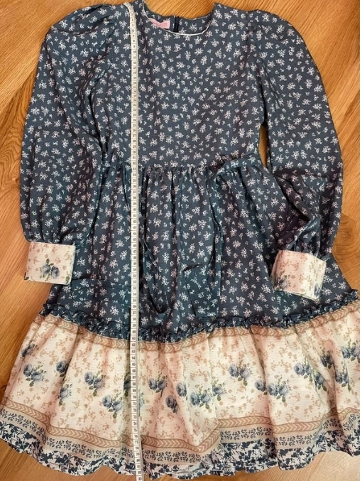 Dievčenské vintage šaty v.146 - 3