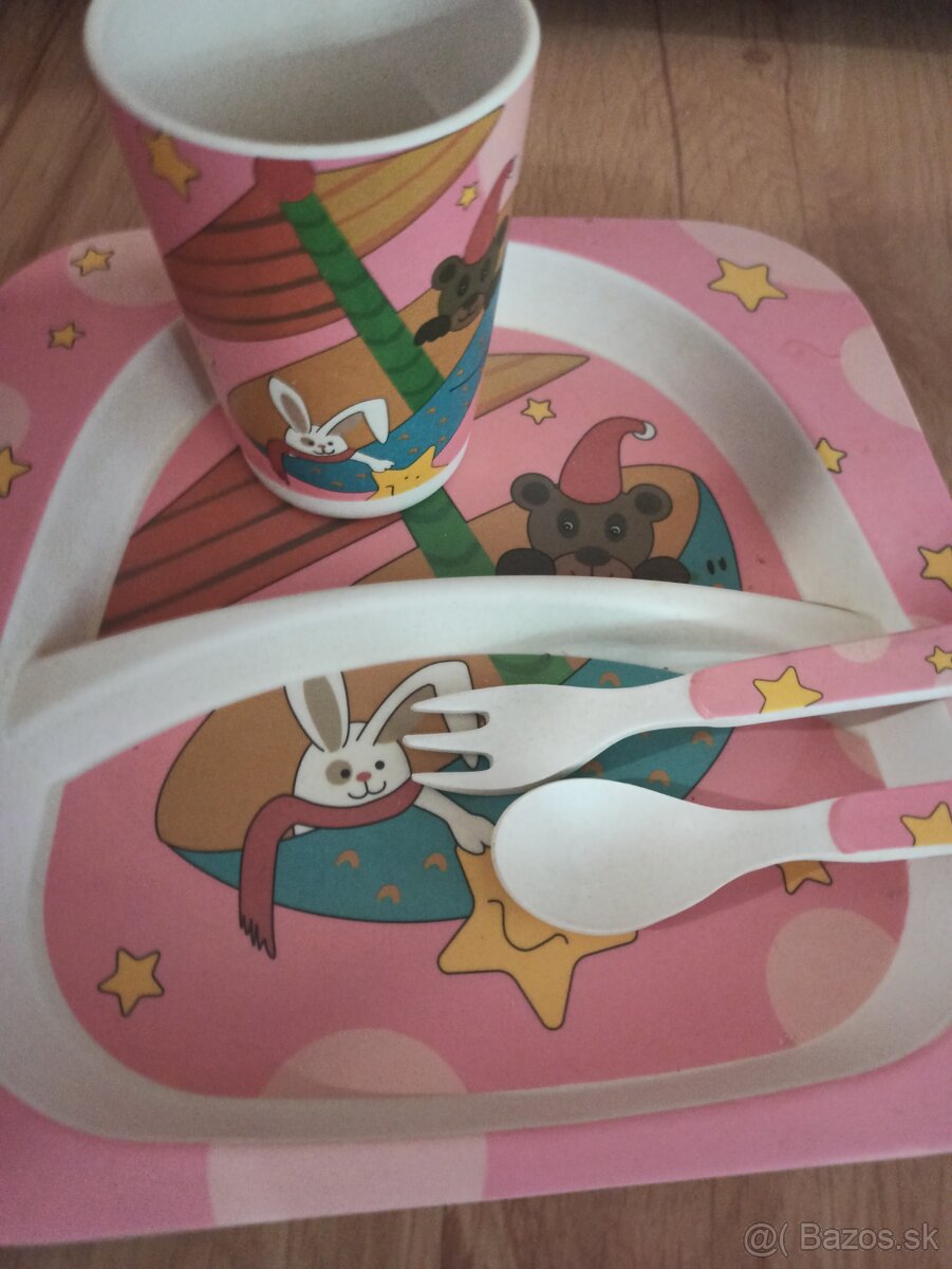 Tanieriky s príborom, miska, struhadla - 3