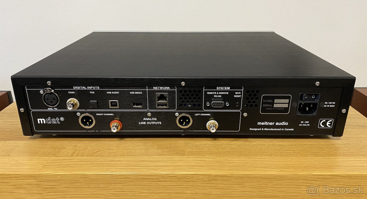 Meitner MA3 - špičkový streamer, digitál.předzesilovač a DAC - 3
