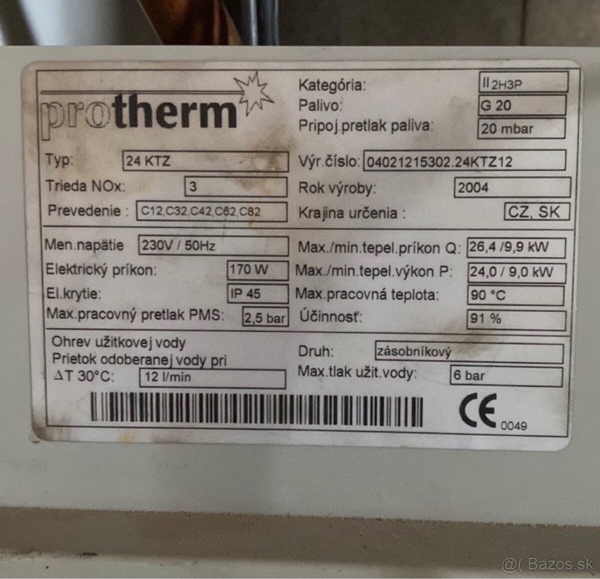Kotol Protherm Tiger KT24 - 3