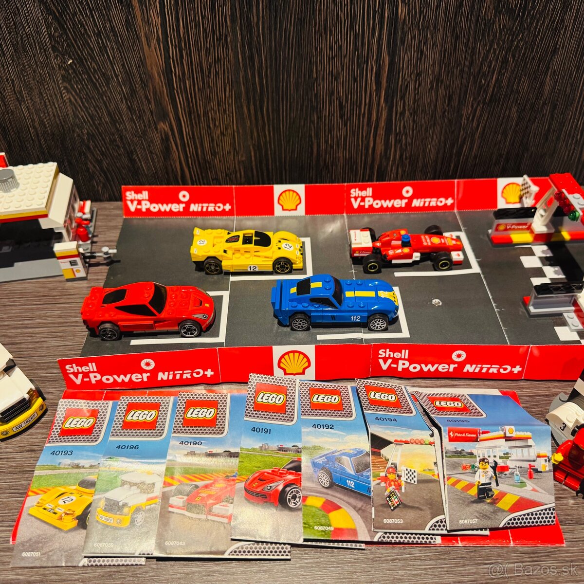 LEGO Shell sety – 7 ks + štartovacia plocha - 3