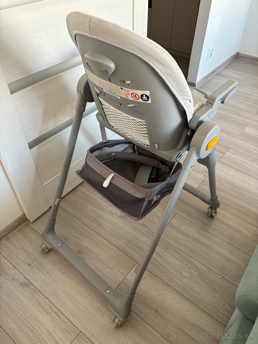 Jedálenská stolička Kinderkraft Lastree Grey 2v1 - 3