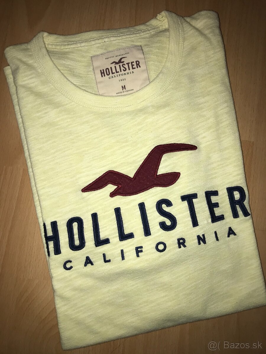 SÚPRAVA HOLLISTER: kraťasy + 2 x tričko veľ. M - 3