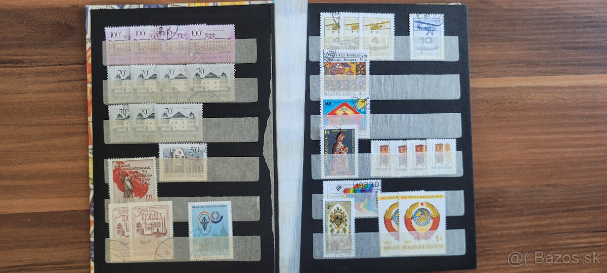 začatá zbierka Maďarska v malom hrubom albume - 3