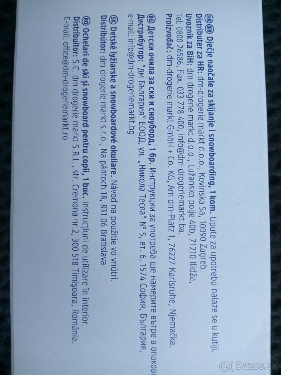 Nové detské lyžiarske a snowboardové okuliare v krabičk - 3