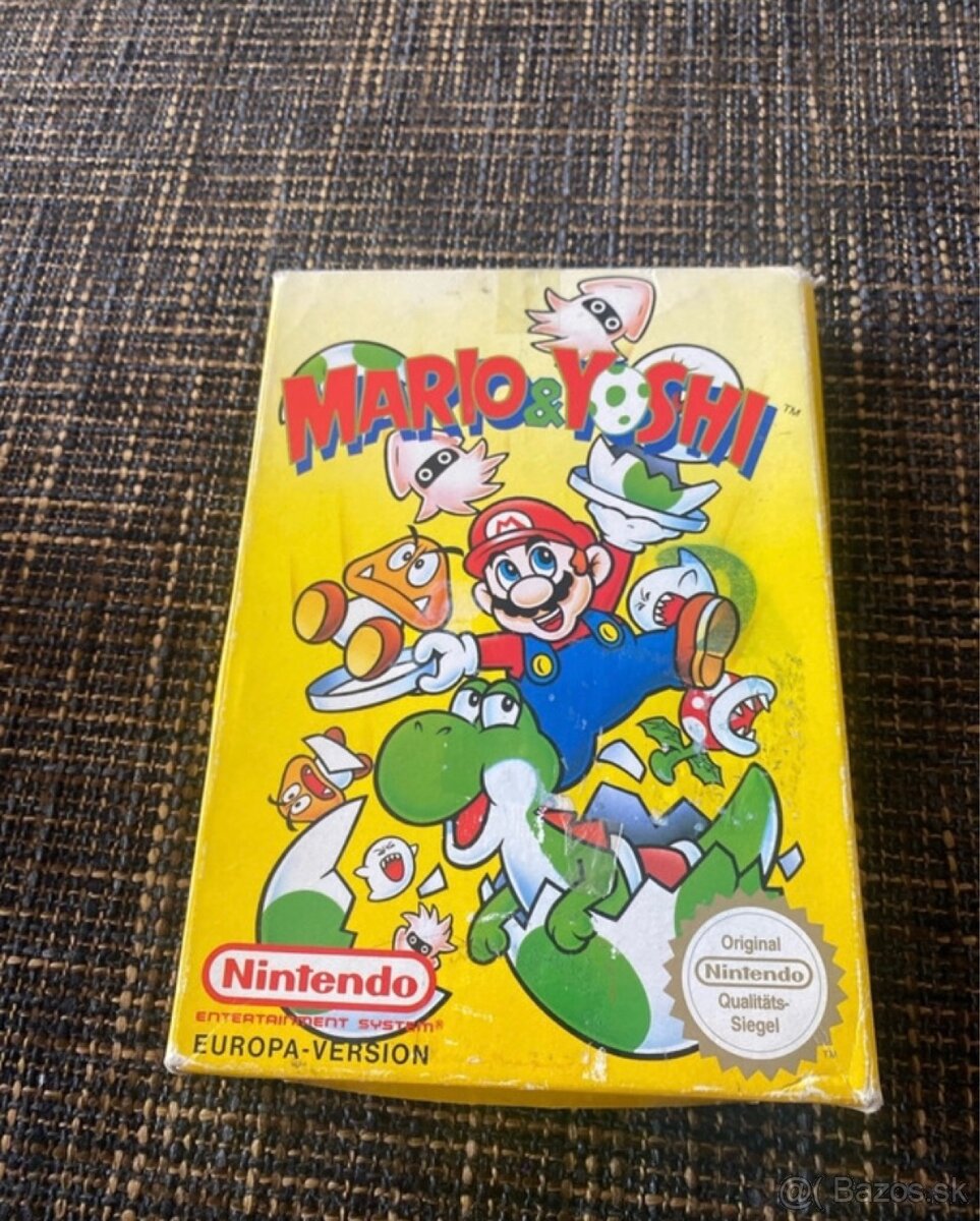 Mario Yoshi Nintendo NES modul hra boxed - 3