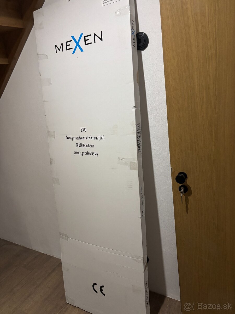 Mexen Exo, sprchovací kút s krídlovými dverami 70 x 95 cm - 3