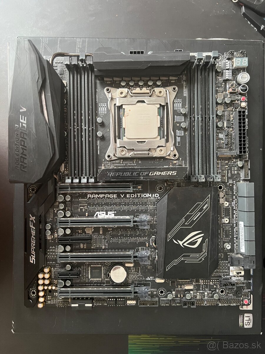 ASUS ROG Rampage V Edition10 +i7-5960X ekvivalent - 3