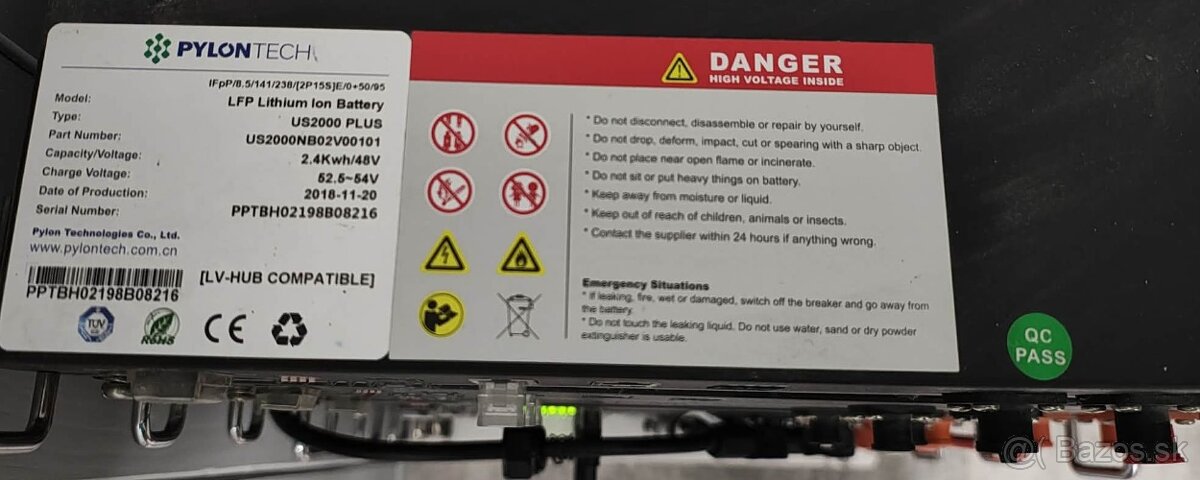 Pylontech US2000 LiFePo4, 48V - 3