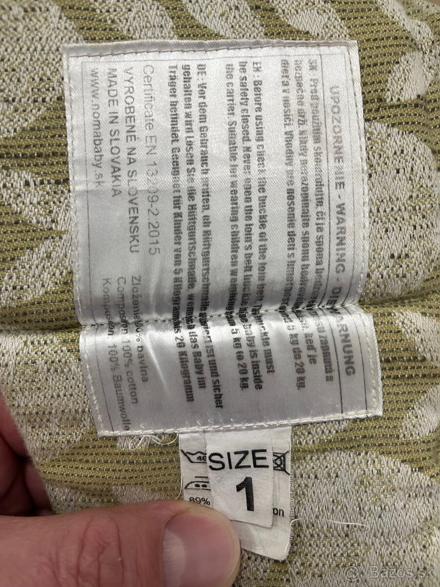 Nosič NoMa baby adapt 1 - 3