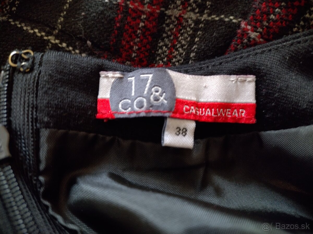 zimné červenočierne káro - 3